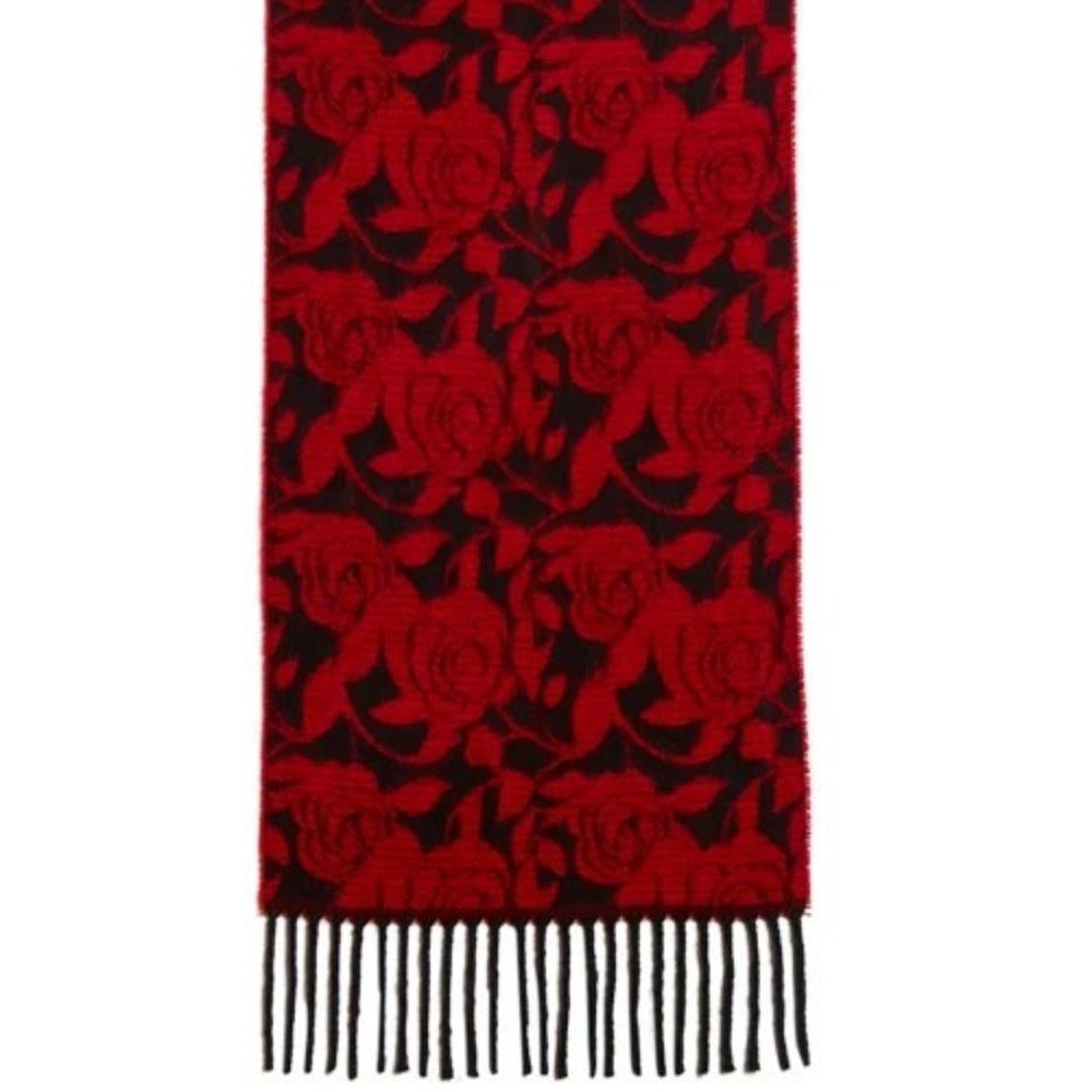 Steve‎ Madden Rose Muffler Scarf Red